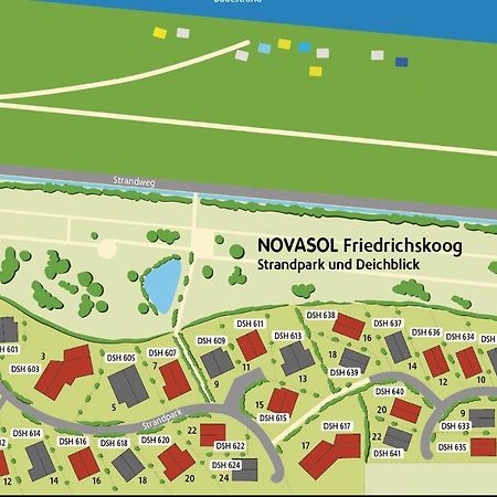 Friedrichskoog-Deichblick 5 Villa Exterior foto