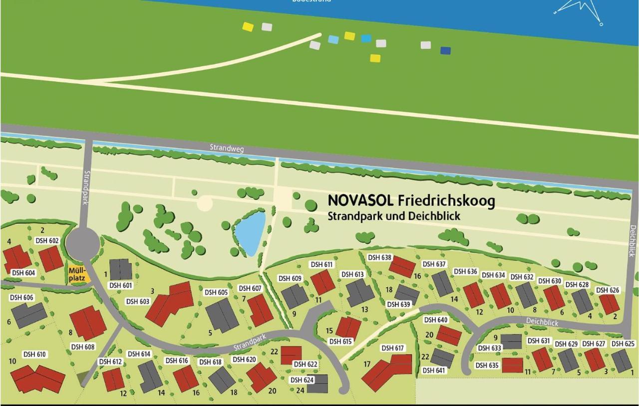 Friedrichskoog-Deichblick 5 Villa Exterior foto